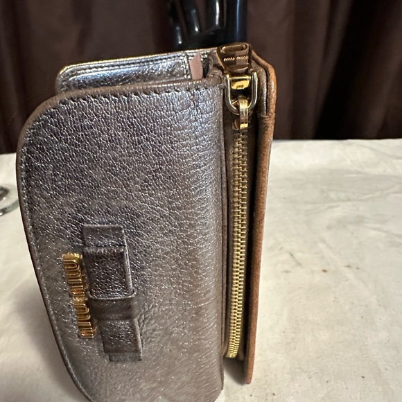 Mui Mui wallet with chain. Silver and gold. Absolutely beautiful ❤️❤️ - Picture 6 of 7